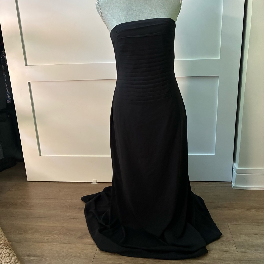 BCBGMaxAzria Black Strapless Dress